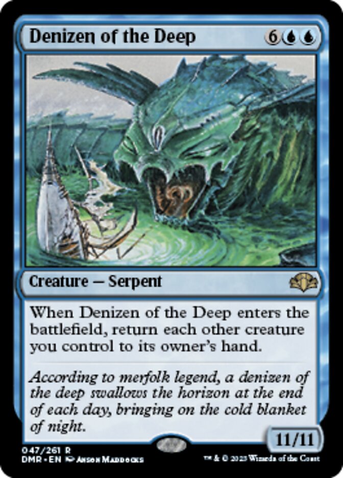 Denizen of the Deep [Dominaria Remastered] | Gate City Games LLC
