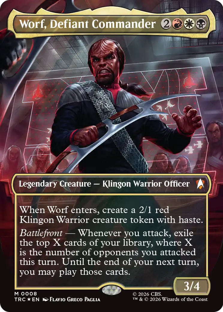 Kang, Suspicious Captain (Extended Art) [Star Trek Commander] | Gate City Games LLC