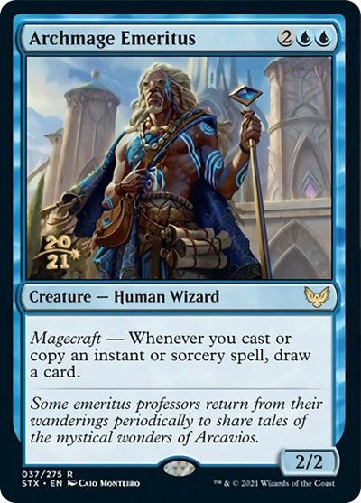 Archmage Emeritus [Strixhaven: School of Mages Prerelease Promos] | Gate City Games LLC