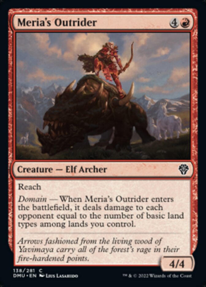 Meria's Outrider [Dominaria United] | Gate City Games LLC