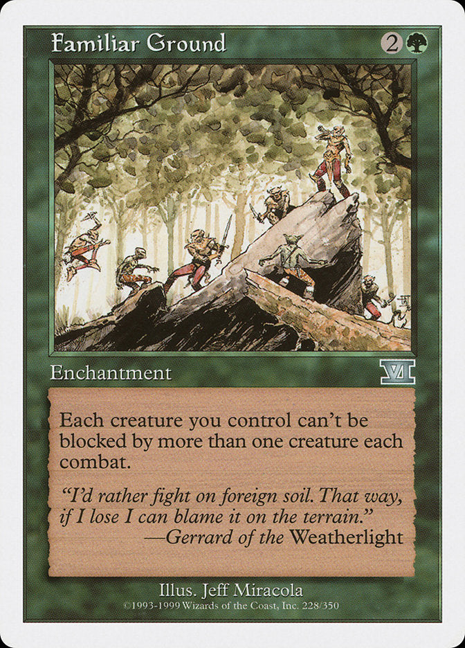 Familiar Ground [Classic Sixth Edition] | Gate City Games LLC