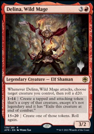 Delina, Wild Mage (Promo Pack) [Dungeons & Dragons: Adventures in the Forgotten Realms Promos] | Gate City Games LLC
