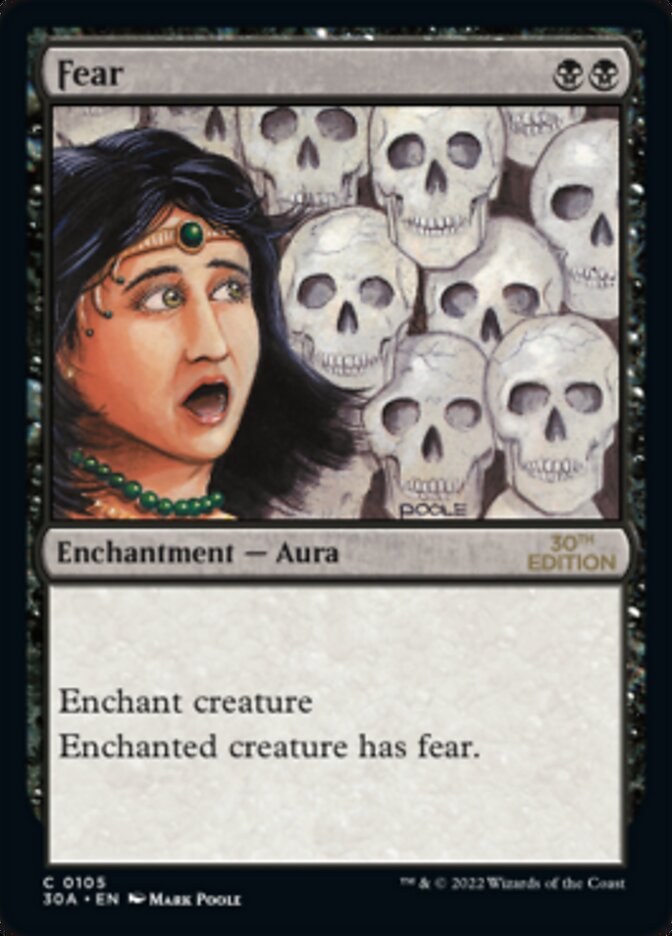 Fear [30th Anniversary Edition] | Gate City Games LLC