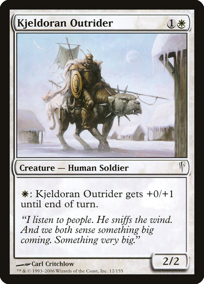 Kjeldoran Outrider [Coldsnap] | Gate City Games LLC