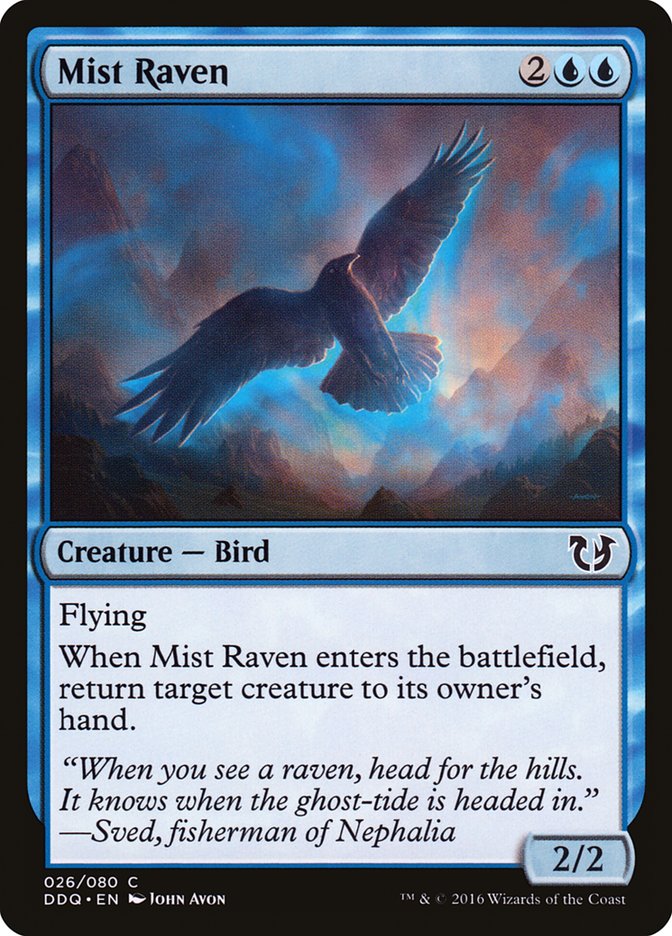 Mist Raven [Duel Decks: Blessed vs. Cursed] | Gate City Games LLC