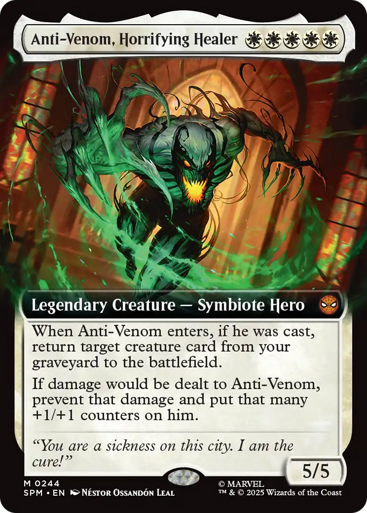 Anti-Venom, Horrifying Healer (Extended Art) [Marvel's Spider-Man] | Gate City Games LLC