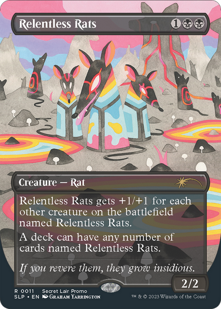 Relentless Rats (0011) [Secret Lair Showdown] | Gate City Games LLC