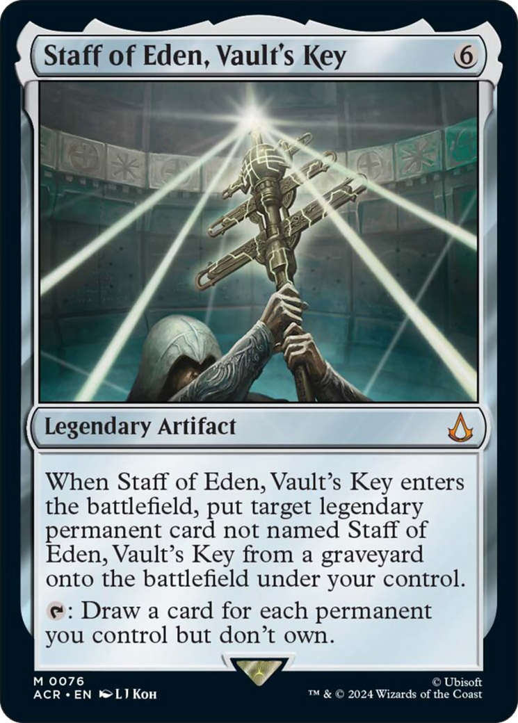 Staff of Eden, Vault's Key [Assassin's Creed] | Gate City Games LLC