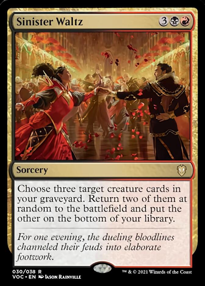 Sinister Waltz [Innistrad: Crimson Vow Commander] | Gate City Games LLC