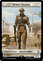 Energy Reserve // Human Soldier Double-Sided Token [Fallout Tokens] | Gate City Games LLC