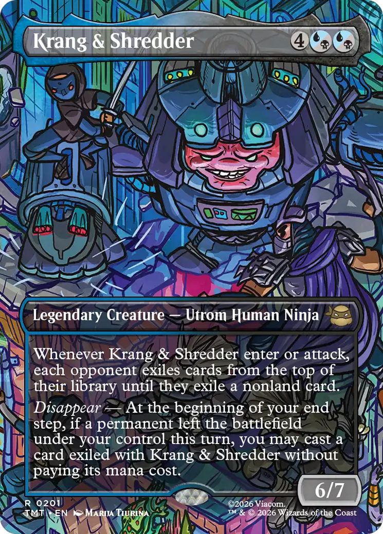 Krang & Shredder (Borderless) [Teenage Mutant Ninja Turtles] | Gate City Games LLC