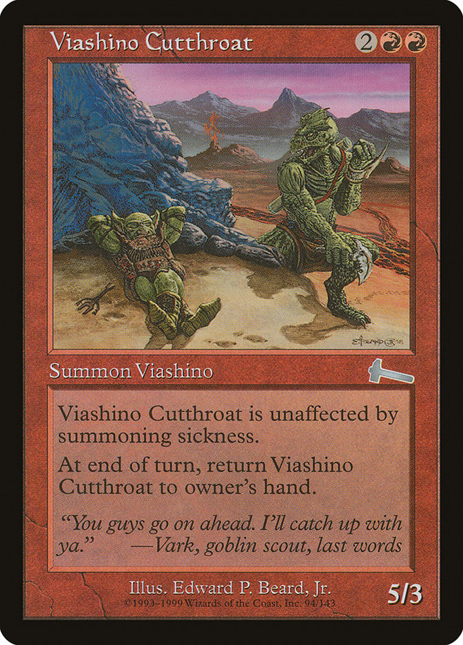 Viashino Cutthroat [Urza's Legacy] | Gate City Games LLC