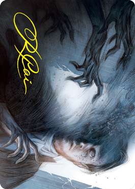 Dread Fugue Art Card (Gold-Stamped Signature) [Innistrad: Crimson Vow Art Series] | Gate City Games LLC