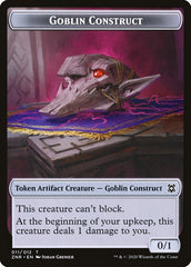 Cat // Goblin Construct Double-Sided Token [Zendikar Rising Tokens] | Gate City Games LLC