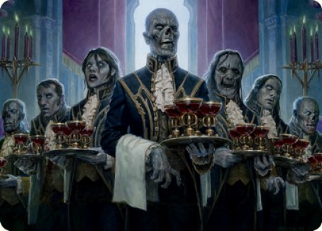 Dying to Serve Art Card [Innistrad: Crimson Vow Art Series] | Gate City Games LLC