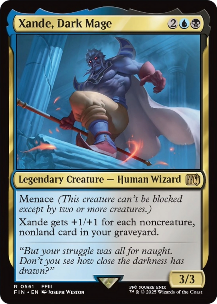 Xande, Dark Mage [FINAL FANTASY] | Gate City Games LLC