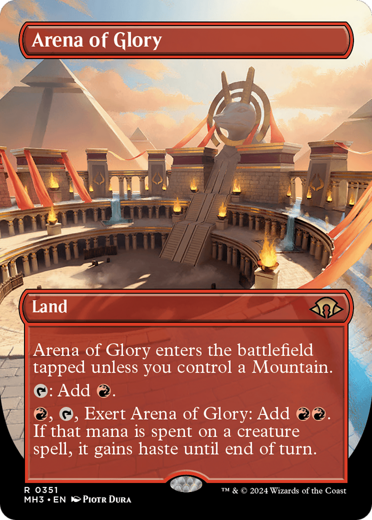 Arena of Glory (Borderless) [Modern Horizons 3] | Gate City Games LLC