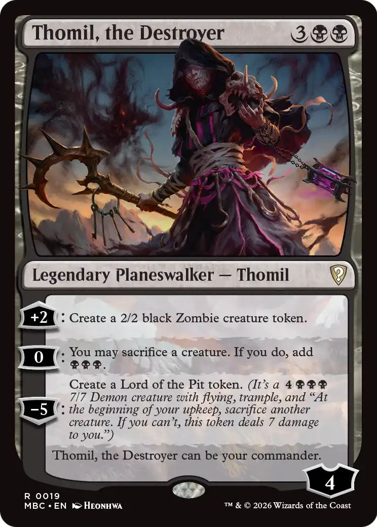 Thomil, the Destroyer [Mystery Booster: Commander Edition] | Gate City Games LLC