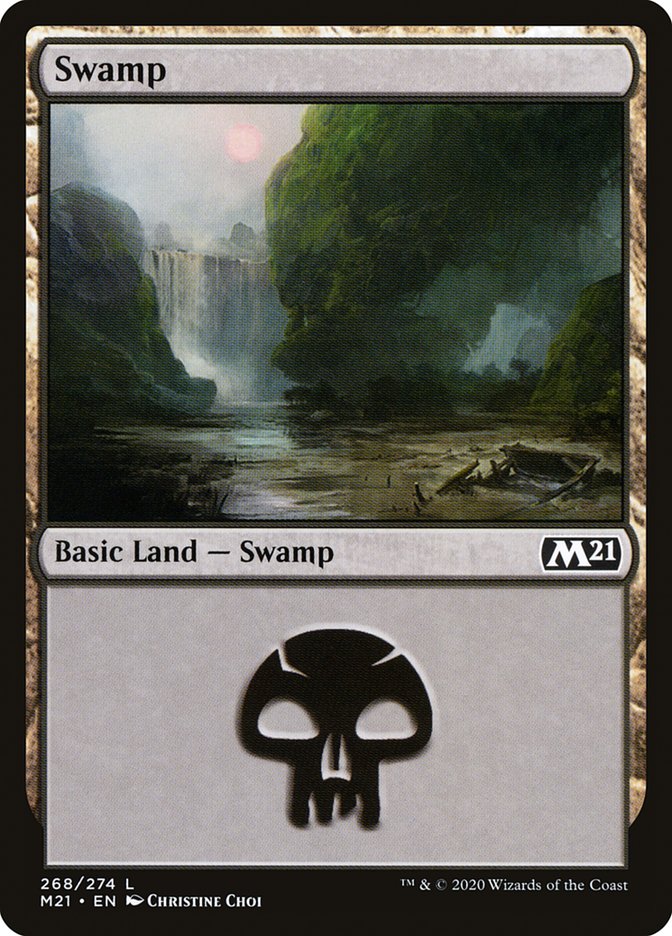 Swamp (268) [Core Set 2021] | Gate City Games LLC