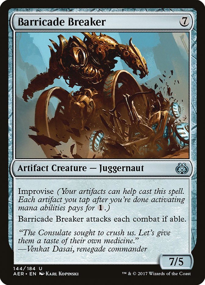 Barricade Breaker [Aether Revolt] | Gate City Games LLC