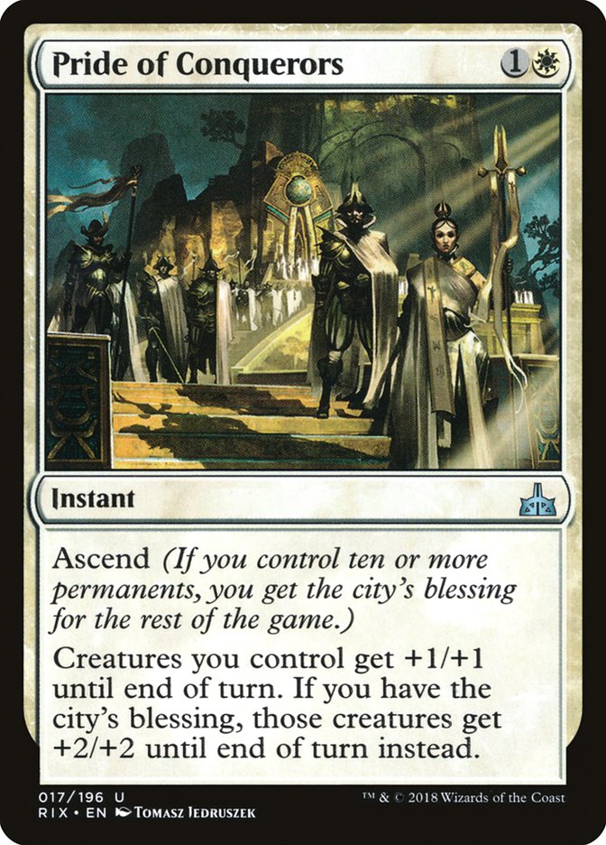 Pride of Conquerors [Rivals of Ixalan] | Gate City Games LLC