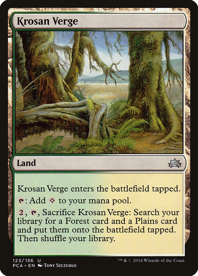 Krosan Verge [Planechase Anthology] | Gate City Games LLC