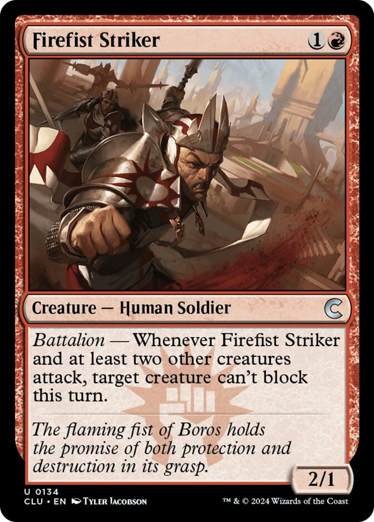 Firefist Striker [Ravnica: Clue Edition] | Gate City Games LLC