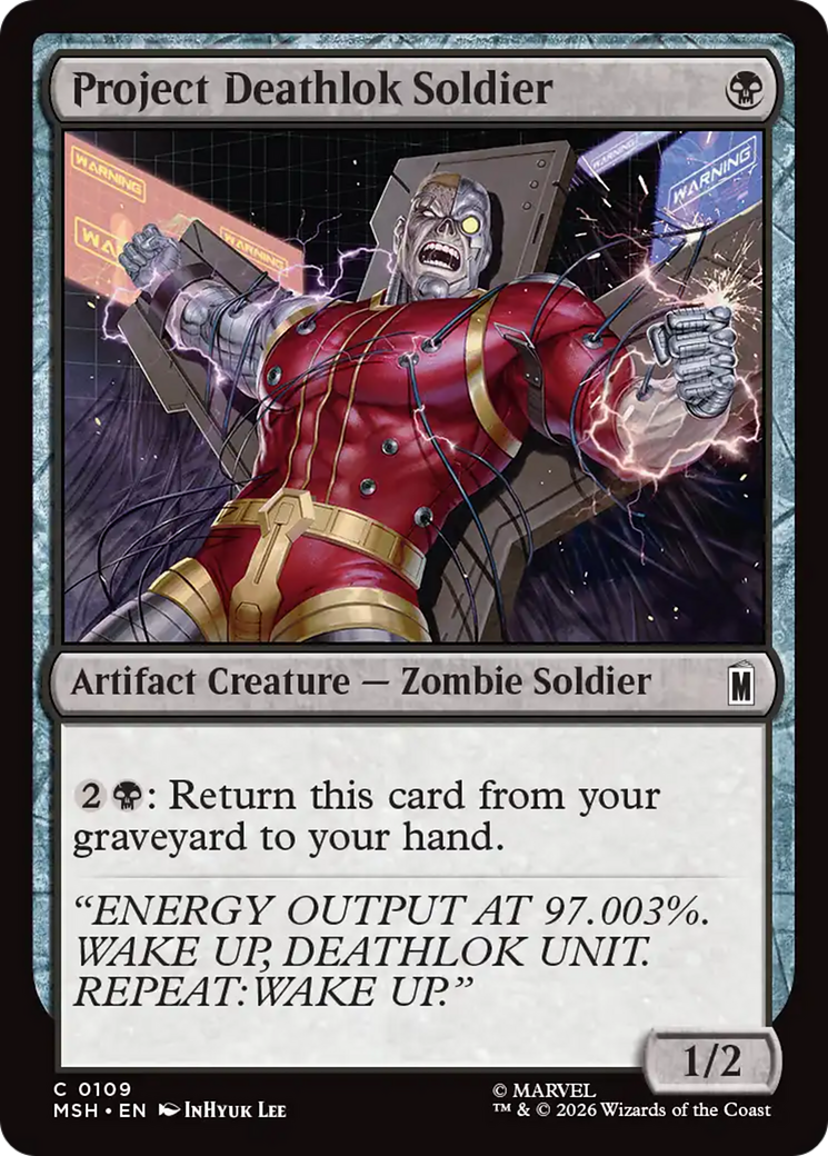 Project Deathlok Soldier [Marvel Super Heroes] | Gate City Games LLC