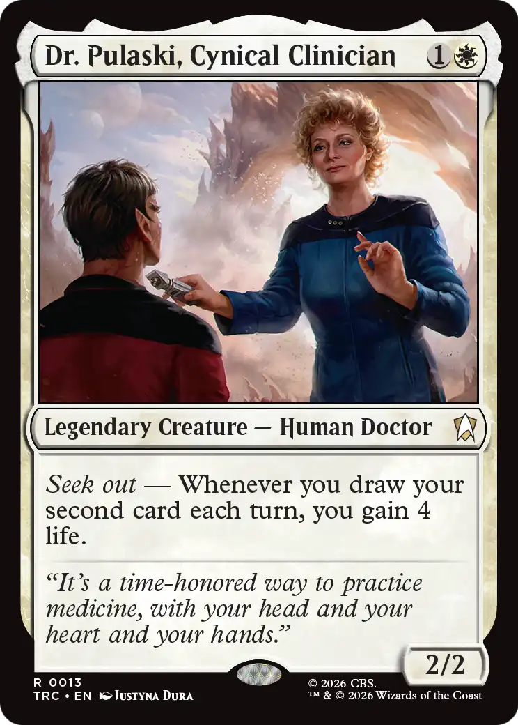 Dr. Pulaski, Cynical Clinician [Star Trek Commander] | Gate City Games LLC