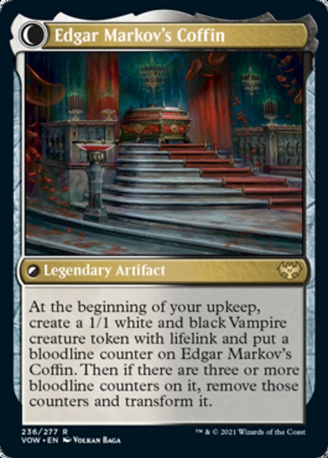 Edgar, Charmed Groom // Edgar Markov's Coffin [Innistrad: Crimson Vow] | Gate City Games LLC