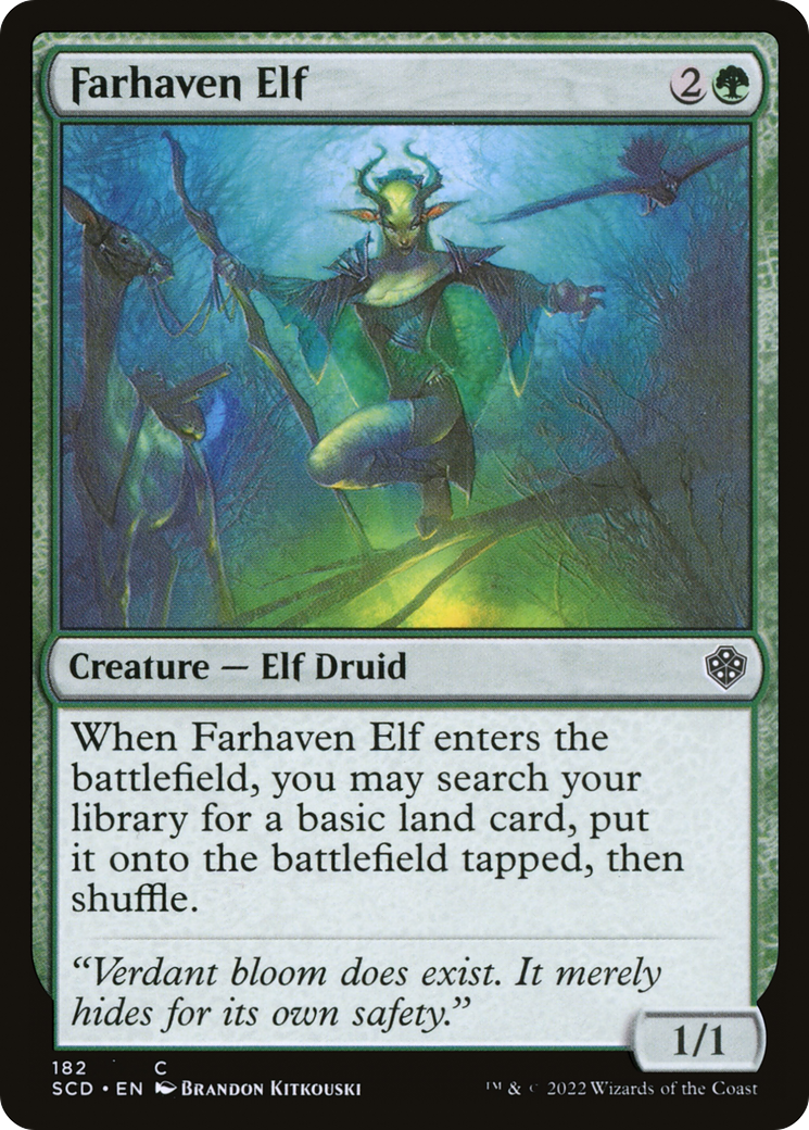 Farhaven Elf [Starter Commander Decks] | Gate City Games LLC