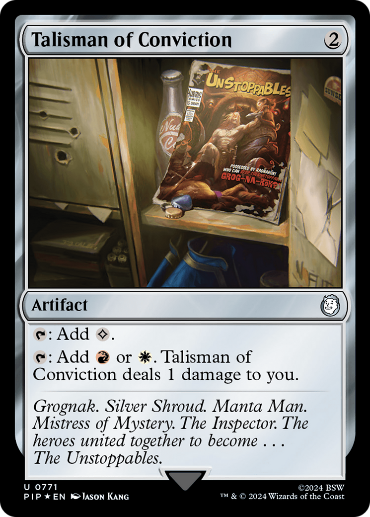 Talisman of Conviction (Surge Foil) [Fallout] | Gate City Games LLC