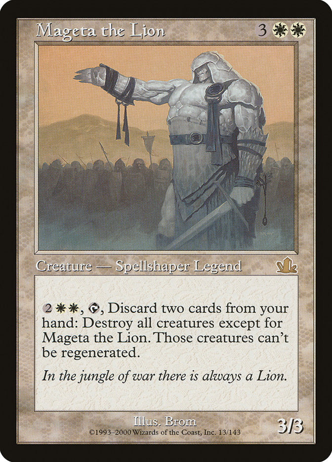 Mageta the Lion [Prophecy] | Gate City Games LLC