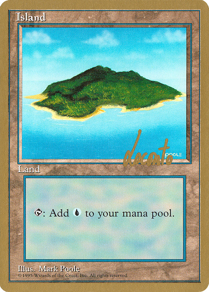 Island (ml367) (Michael Loconto) [Pro Tour Collector Set] | Gate City Games LLC