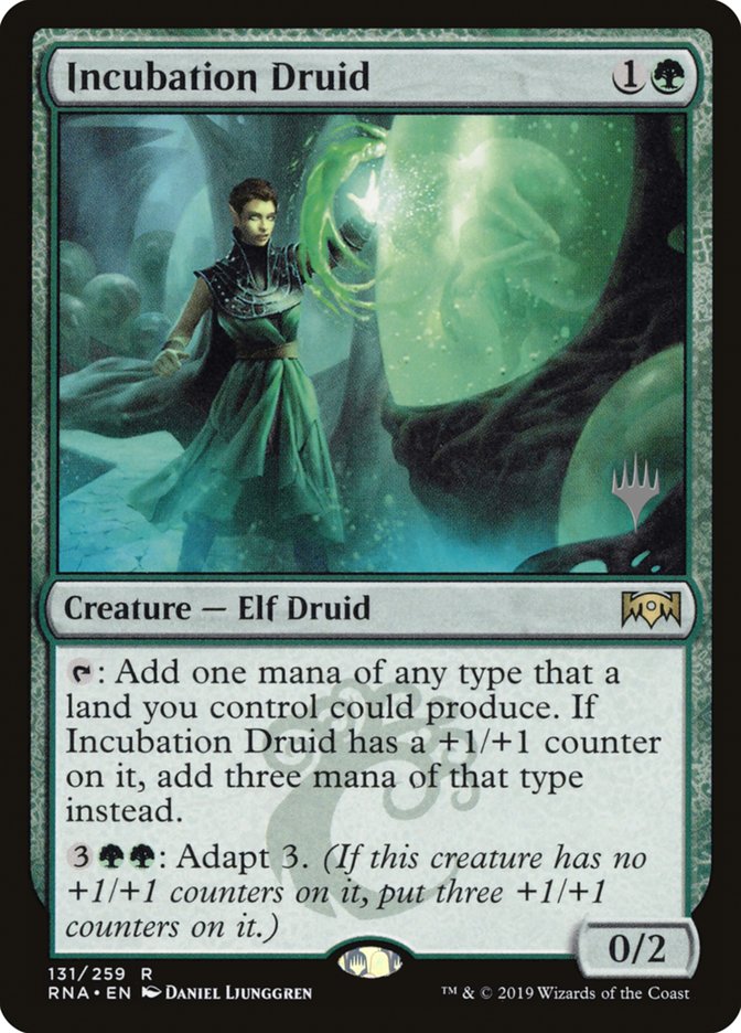 Incubation Druid (Promo Pack) [Ravnica Allegiance Promos] | Gate City Games LLC