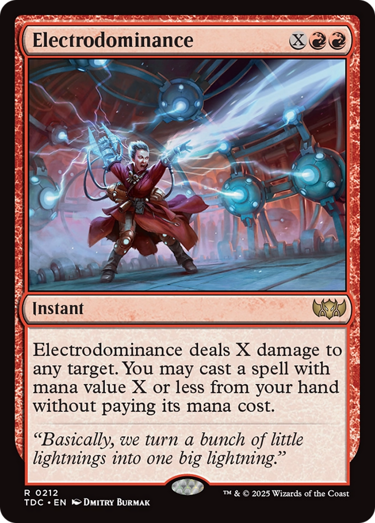Electrodominance [Tarkir: Dragonstorm Commander] | Gate City Games LLC