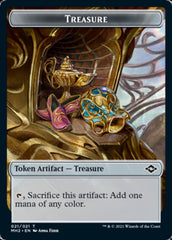 Crab // Treasure (21) Double-Sided Token [Modern Horizons 2 Tokens] | Gate City Games LLC