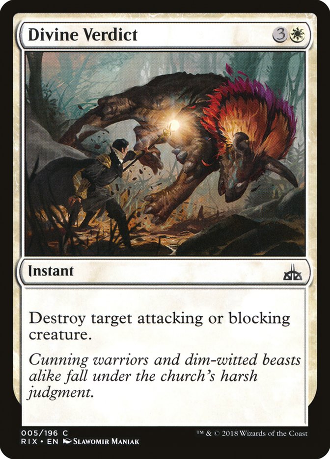 Divine Verdict [Rivals of Ixalan] | Gate City Games LLC