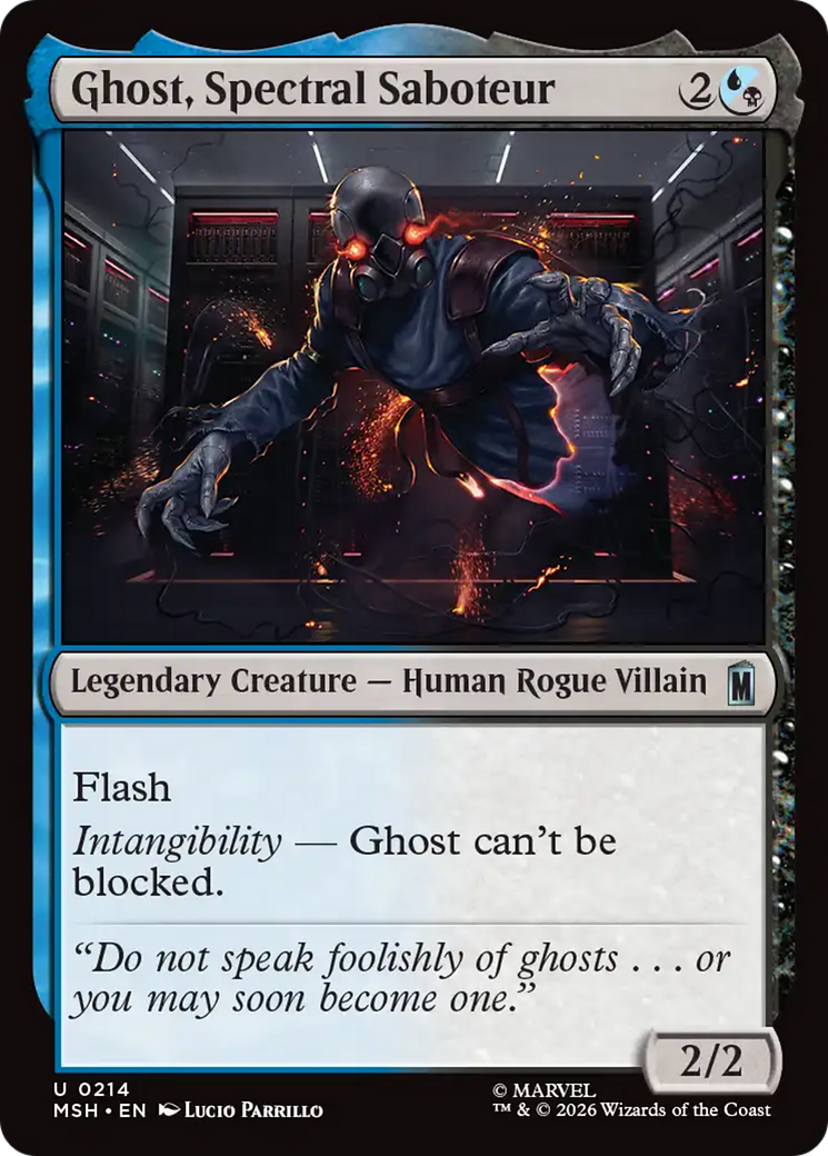 Ghost, Spectral Saboteur [Marvel Super Heroes] | Gate City Games LLC