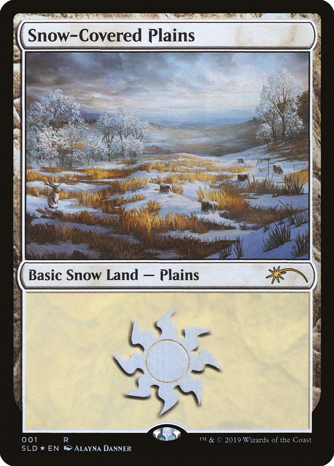 Snow-Covered Plains (001) [Secret Lair Drop Series] | Gate City Games LLC