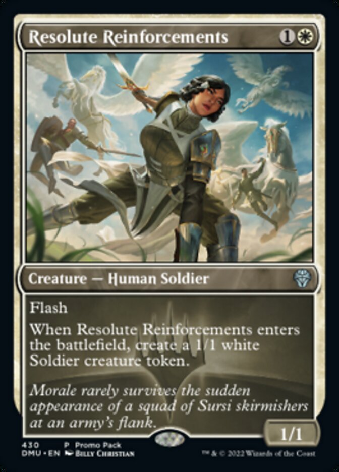 Resolute Reinforcements (Promo Pack) [Dominaria United Promos] | Gate City Games LLC