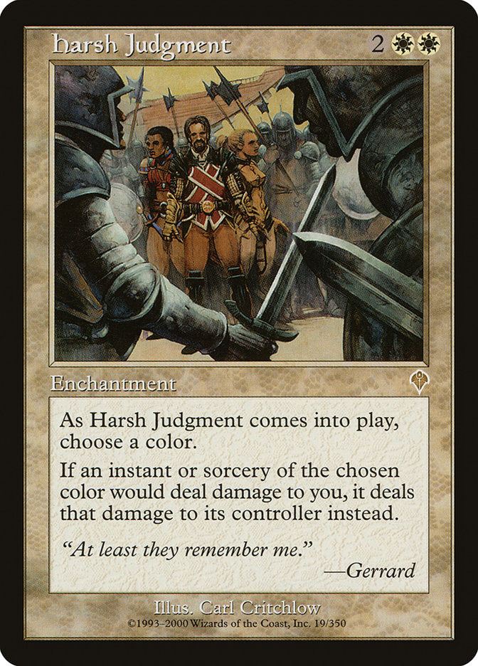 Harsh Judgment [Invasion] | Gate City Games LLC