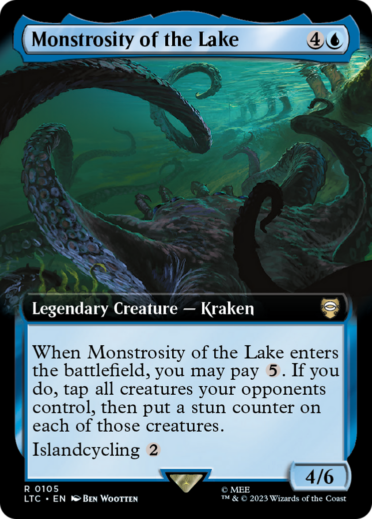 Monstrosity of the Lake (Extended Art) [The Lord of the Rings: Tales of Middle-Earth Commander] | Gate City Games LLC
