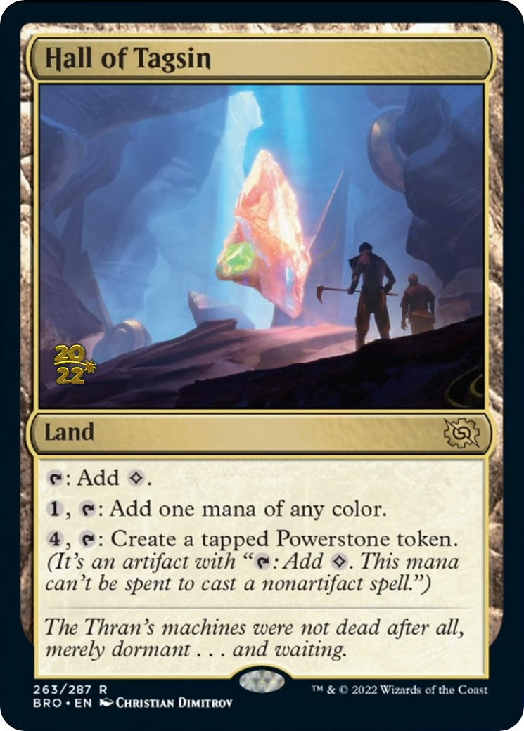 Hall of Tagsin [The Brothers' War Prerelease Promos] | Gate City Games LLC