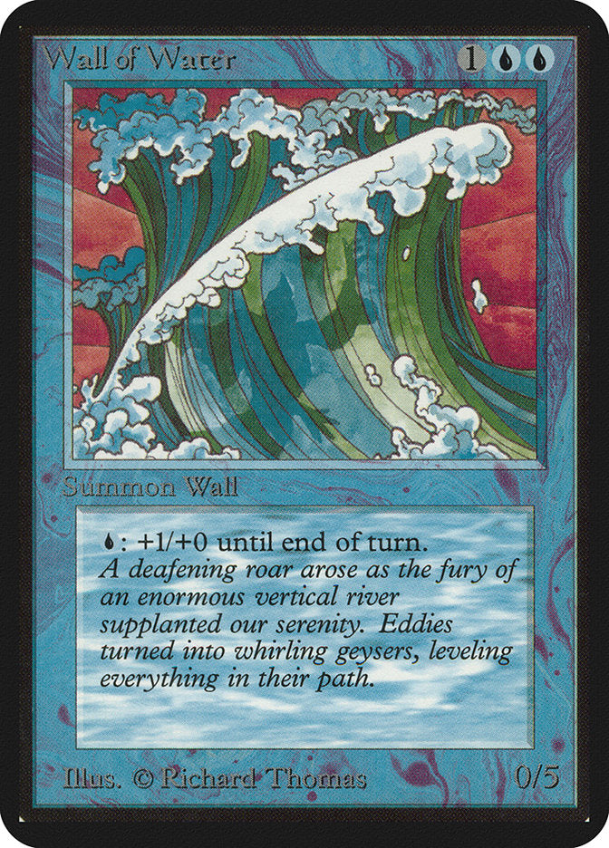 Wall of Water [Alpha Edition] | Gate City Games LLC