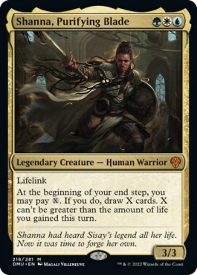 Shanna, Purifying Blade [Dominaria United] | Gate City Games LLC