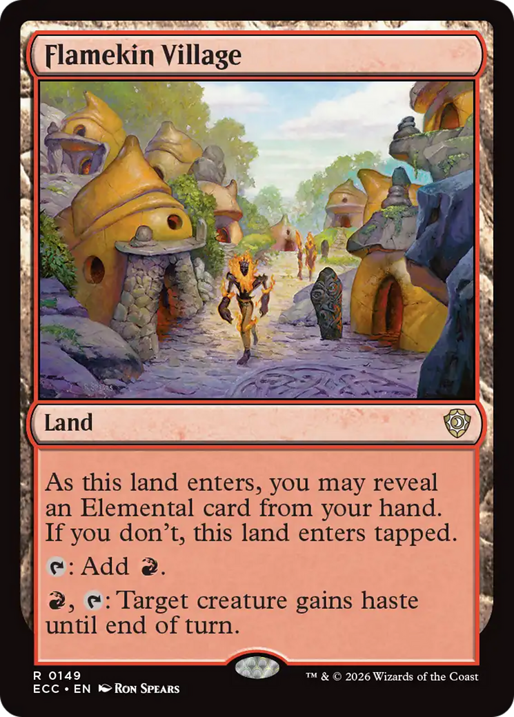 Flamekin Village [Lorwyn Eclipsed Commander] | Gate City Games LLC