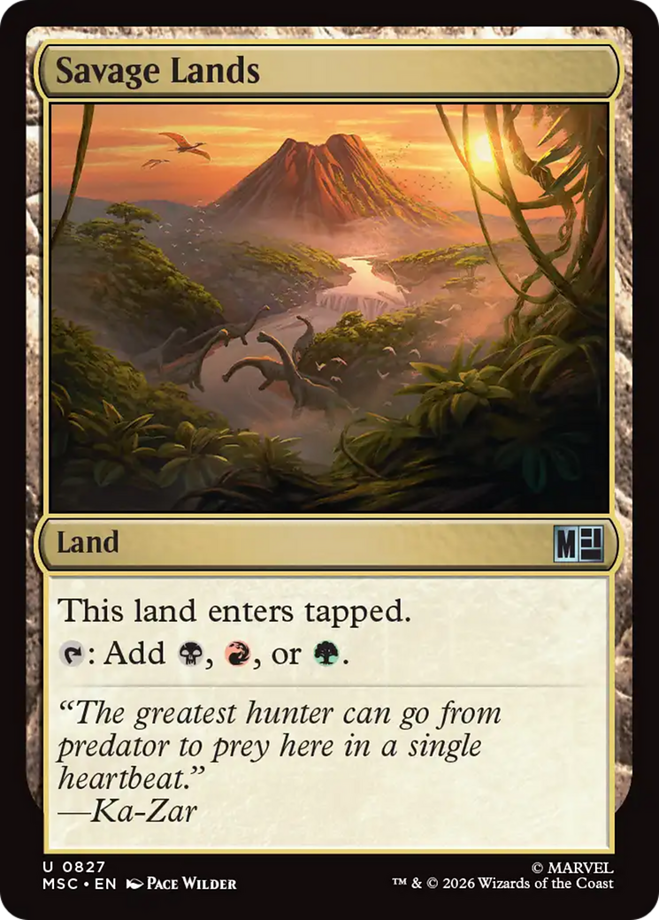 Savage Lands [Marvel Super Heroes Commander] | Gate City Games LLC