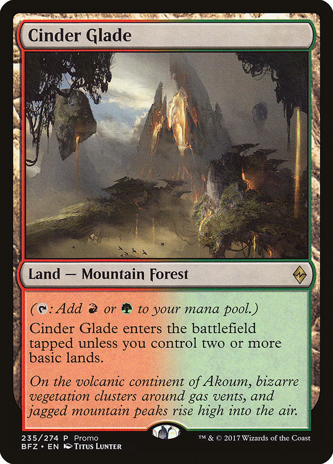 Cinder Glade (Promo) [Standard Showdown Promos] | Gate City Games LLC