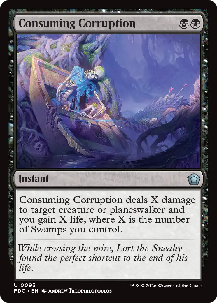 Consuming Corruption [Foundations Commander] | Gate City Games LLC